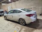2019 Hyundai Elantra Sel Silver vin: 5NPD84LF0KH418422