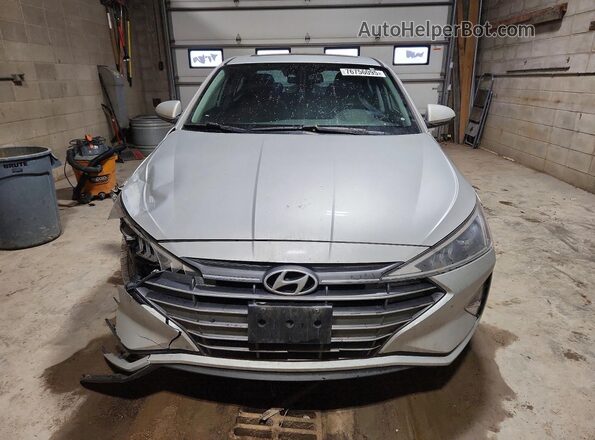 5NPD84LF0KH418422 2019 HYUNDAI ELANTRA Silver Widok z przodu