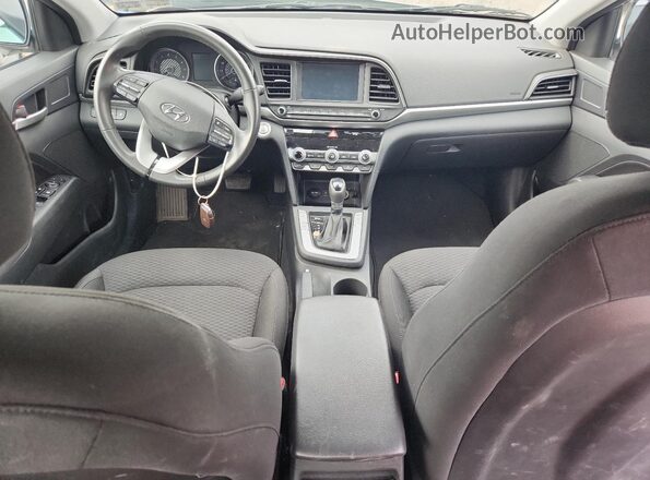 5NPD84LF0LH622154 2020 HYUNDAI ELANTRA Silver Widok deski rozdzielczej