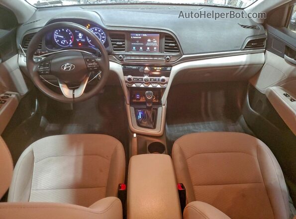 5NPD84LF0LH632246 2020 HYUNDAI ELANTRA Серебряный Вид панели приборов