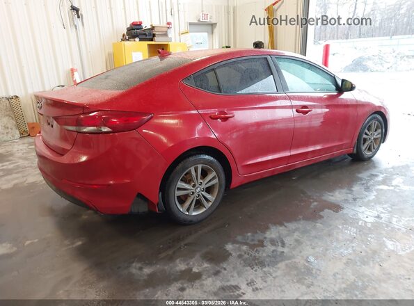 5NPD84LF1JH249624 2018 HYUNDAI ELANTRA Красный Задняя правая четверть