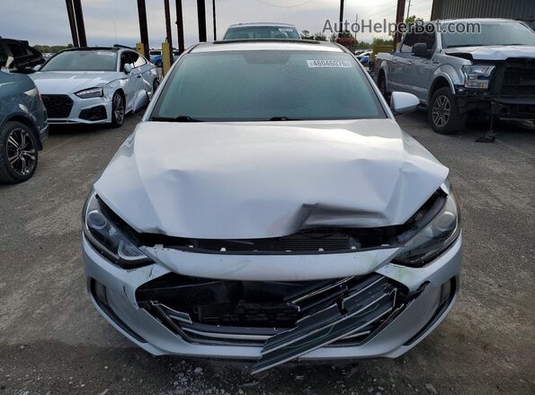 5NPD84LF1JH269839 2018 HYUNDAI ELANTRA Серебряный Вид спереди