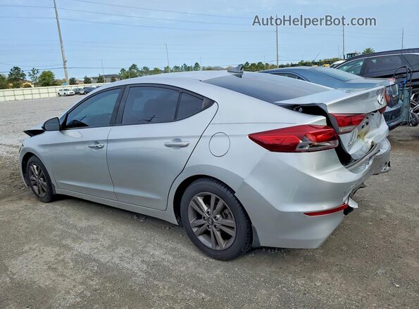 5NPD84LF1JH269839 2018 HYUNDAI ELANTRA Серебряный Задняя левая четверть