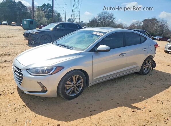 5NPD84LF1JH292344 2018 HYUNDAI ELANTRA Серебряный Передняя левая четверть