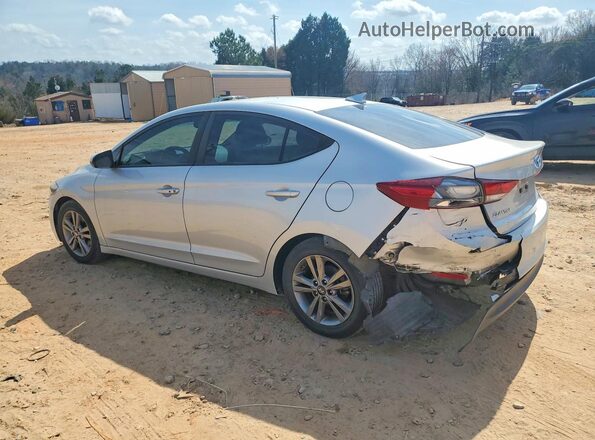 5NPD84LF1JH292344 2018 HYUNDAI ELANTRA Серебряный Задняя левая четверть