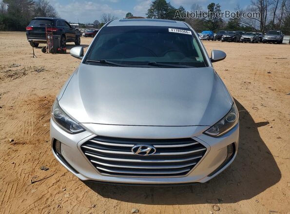 5NPD84LF1JH292344 2018 HYUNDAI ELANTRA Серебряный Вид спереди