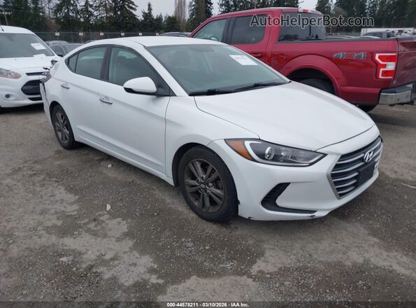 5NPD84LF1JH301964 2018 HYUNDAI ELANTRA Белый Передняя правая четверть