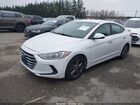 2018 Hyundai Elantra Sel Белый vin: 5NPD84LF1JH301964
