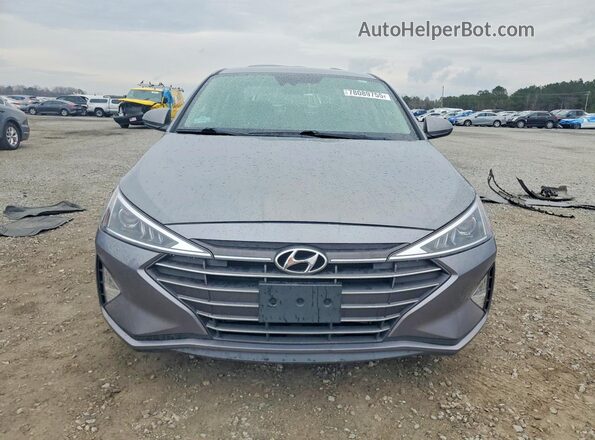 5NPD84LF1KH429364 2019 HYUNDAI ELANTRA Gray Vista frontal