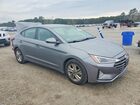 2019 Hyundai Elantra Sel Gray vin: 5NPD84LF1KH429364