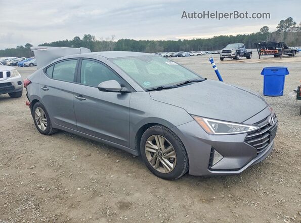 5NPD84LF1KH429364 2019 HYUNDAI ELANTRA Gray Delantero derecho