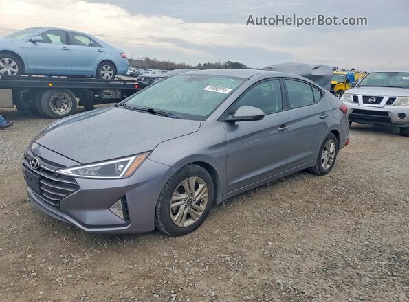 5NPD84LF1KH429364 2019 HYUNDAI ELANTRA Gray Vista tres cuartos delantera izquierda