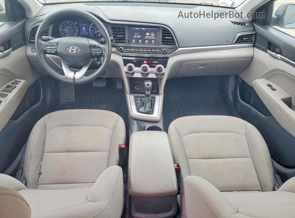 5NPD84LF1KH429364 2019 HYUNDAI ELANTRA Gray Vista del salpicadero