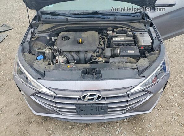 5NPD84LF1KH429364 2019 HYUNDAI ELANTRA Gray Vista interior trasera