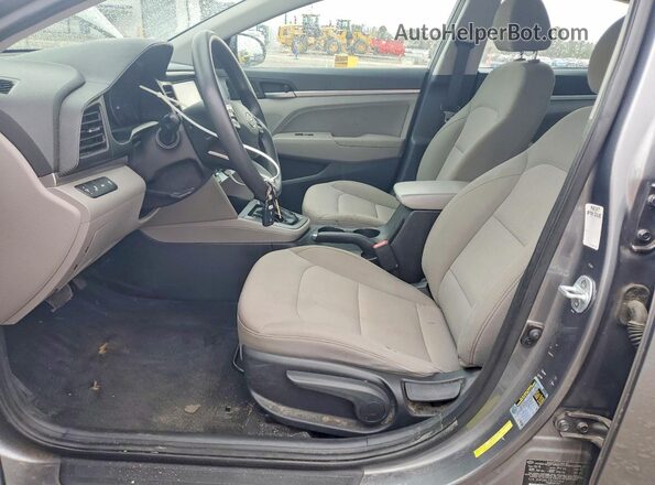 5NPD84LF1KH429364 2019 HYUNDAI ELANTRA Gray Vista interior delantera