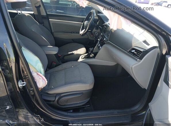 5NPD84LF1LH622244 2020 HYUNDAI ELANTRA Black Widok wnętrza z przodu