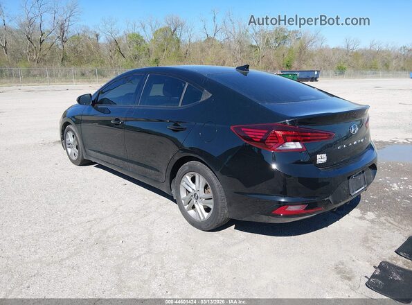 5NPD84LF1LH622244 2020 HYUNDAI ELANTRA Black Tył lewy