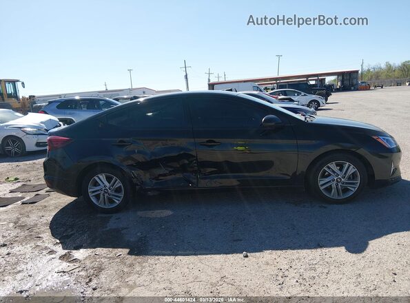 5NPD84LF1LH622244 2020 HYUNDAI ELANTRA Black Widok wnętrza z tyłu