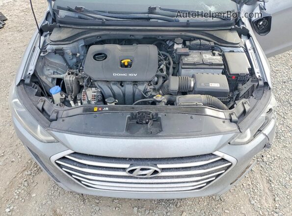 5NPD84LF2HH141846 2017 HYUNDAI ELANTRA Silver Vista interior trasera