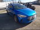 2018 Hyundai Elantra Sel Синий vin: 5NPD84LF2JH219239
