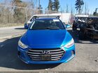 2018 Hyundai Elantra Sel Синий vin: 5NPD84LF2JH219239