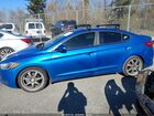 2018 Hyundai Elantra Sel Синий vin: 5NPD84LF2JH219239