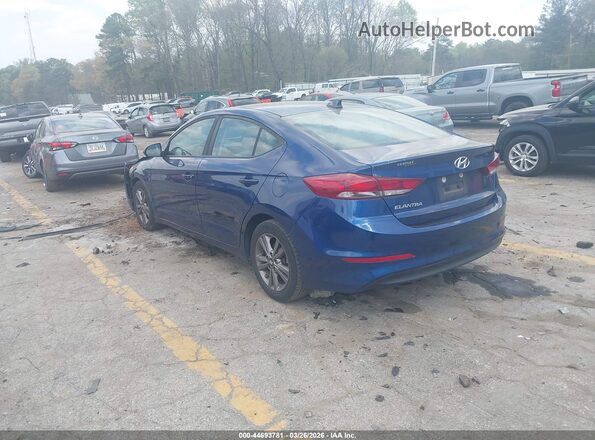 5NPD84LF2JH247266 2018 HYUNDAI ELANTRA Blue Задня ліва чверть