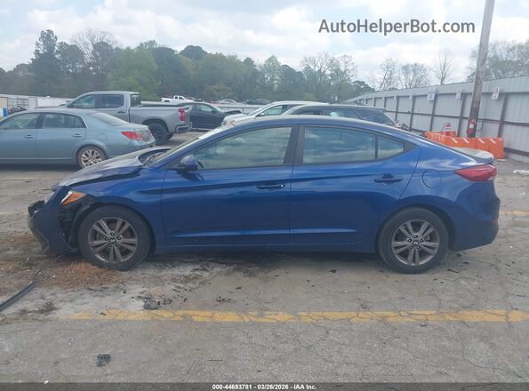 5NPD84LF2JH247266 2018 HYUNDAI ELANTRA Blue Панорамний вид салону 360°