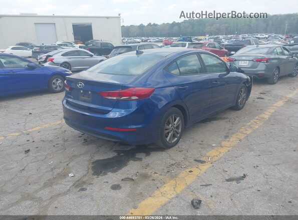 5NPD84LF2JH247266 2018 HYUNDAI ELANTRA Blue Задня права чверть