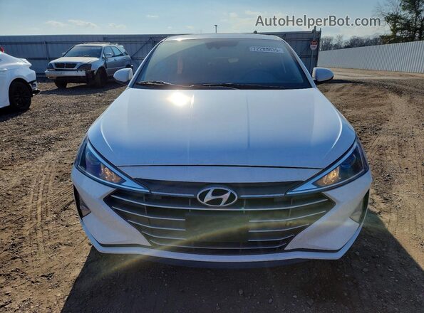 5NPD84LF2KH431303 2019 HYUNDAI ELANTRA Белый Вид спереди