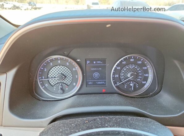 5NPD84LF2KH431303 2019 HYUNDAI ELANTRA Белый Вид щитка приборов