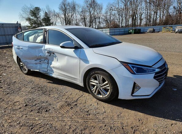 5NPD84LF2KH431303 2019 HYUNDAI ELANTRA Белый Передняя правая четверть