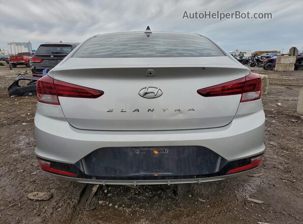 5NPD84LF2KH438316 2019 HYUNDAI ELANTRA Silver Widok z tyłu