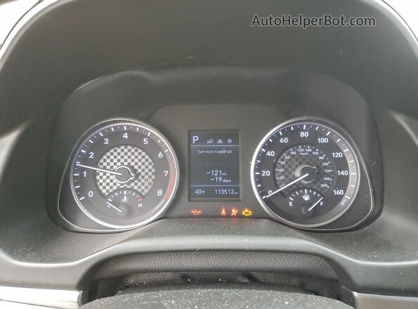5NPD84LF2KH438316 2019 HYUNDAI ELANTRA Silver Widok zestawu wskaźników