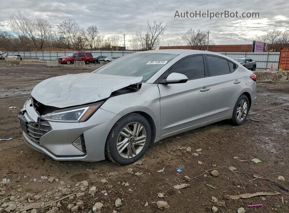 5NPD84LF2KH438316 2019 HYUNDAI ELANTRA Silver Przód lewy
