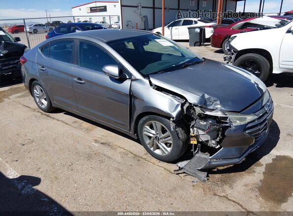 5NPD84LF2KH461126 2019 HYUNDAI ELANTRA Gray Delantero derecho