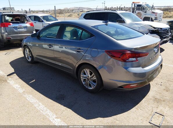 5NPD84LF2KH461126 2019 HYUNDAI ELANTRA Gray Trasero izquierdo