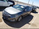 2019 Hyundai Elantra Limited Gray vin: 5NPD84LF2KH461126