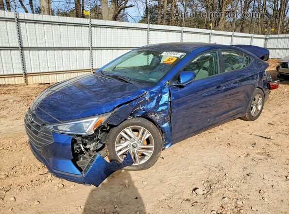 5NPD84LF2LH503781 2020 HYUNDAI ELANTRA Blue Przód lewy
