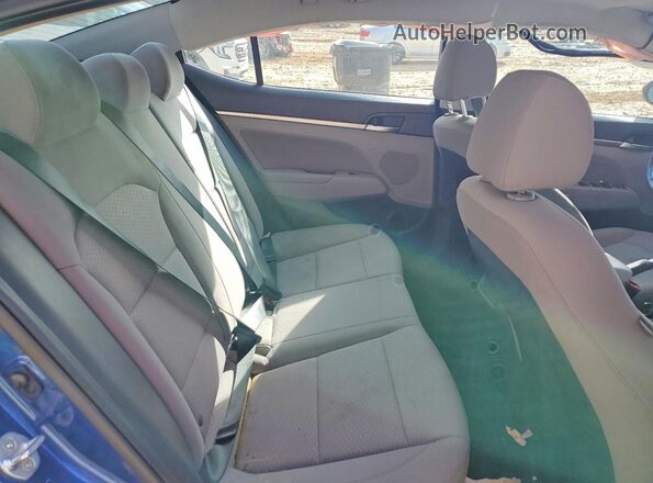 5NPD84LF2LH503781 2020 HYUNDAI ELANTRA Blue Widok tylnych siedzeń