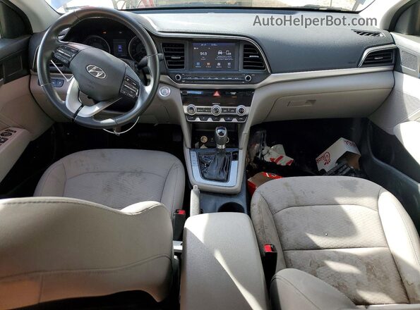 5NPD84LF2LH503781 2020 HYUNDAI ELANTRA Blue Widok deski rozdzielczej