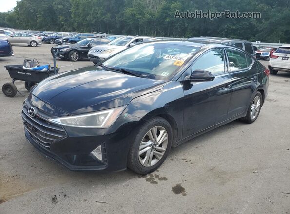 5NPD84LF2LH575080 2020 HYUNDAI ELANTRA Черный Передняя левая четверть