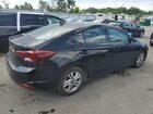 2020 Hyundai Elantra Sel Черный vin: 5NPD84LF2LH575080