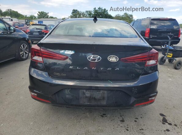 5NPD84LF2LH575080 2020 HYUNDAI ELANTRA Черный Вид сзади