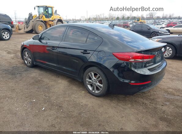 5NPD84LF3HH069880 2017 HYUNDAI ELANTRA Черный Задняя левая четверть