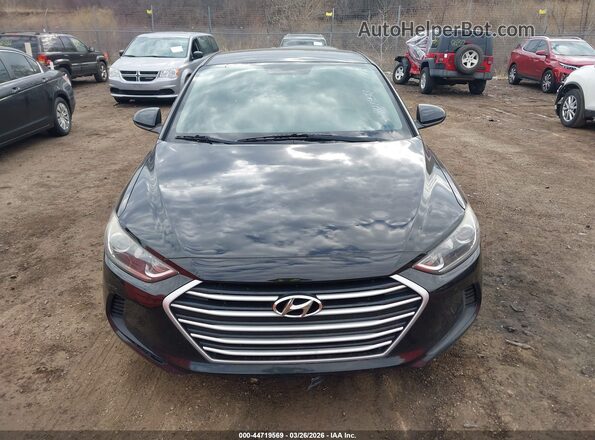 5NPD84LF3HH069880 2017 HYUNDAI ELANTRA Черный Вид задней части салона