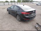 2018 Hyundai Elantra Sel Black vin: 5NPD84LF3JH240231