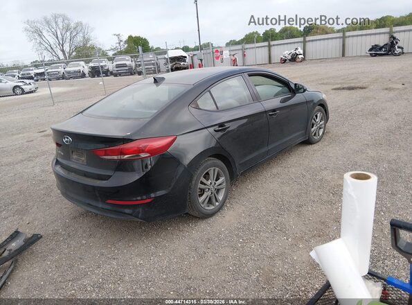 5NPD84LF3JH240231 2018 HYUNDAI ELANTRA Black Tył prawy