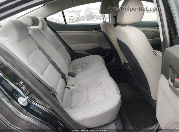 5NPD84LF3JH240231 2018 HYUNDAI ELANTRA Black Widok naklejki z numerem VIN