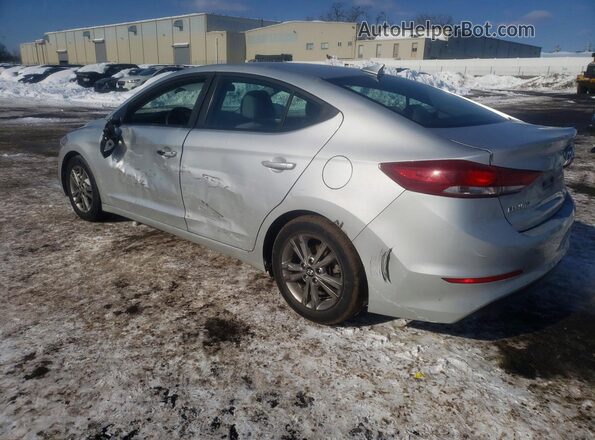5NPD84LF3JH312402 2018 HYUNDAI ELANTRA Серебряный Задняя левая четверть